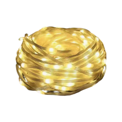 Χριστουγεννιάτικα φώτα LED με επένδυση - 10m/100LED - Warm White - 272341 Χριστουγεννιάτικα φώτα LED με επένδυση - 10m/100LED - Warm White - 272341