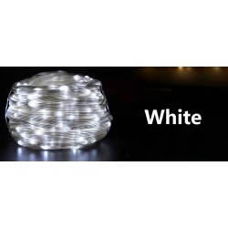 Χριστουγεννιάτικα φώτα LED με επένδυση - 10m/100LED - Cool White - 272342 Χριστουγεννιάτικα φώτα LED με επένδυση - 10m/100LED - Cool White - 272342