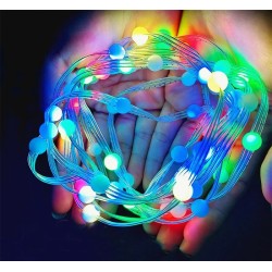 Χριστουγεννιάτικα φωτάκια LED - Φυσαλίδα - USB/5m/33L - RGB - 272355 Χριστουγεννιάτικα φωτάκια LED - Φυσαλίδα - USB/5m/33L - RGB - 272355