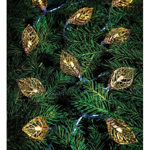 Χριστουγεννιάτικα φωτάκια LED μπαταρίας - Leaves - 3m/20LED - 272374 Χριστουγεννιάτικα φωτάκια LED μπαταρίας - Leaves - 3m/20LED - 272374