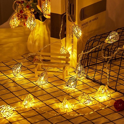 Χριστουγεννιάτικα φωτάκια LED μπαταρίας - Leaves - 3m/20LED - 272374 Χριστουγεννιάτικα φωτάκια LED μπαταρίας - Leaves - 3m/20LED - 272374