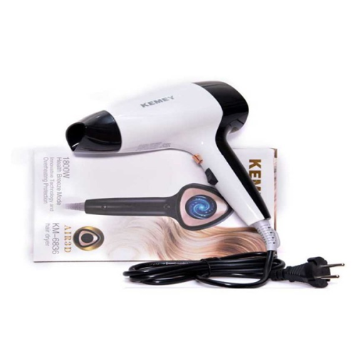 Πιστολάκι μαλλιών - KM-6836 - Kemei - White Πιστολάκι μαλλιών - KM-6836 - Kemei - White