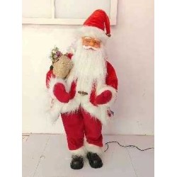 Διακοσμητικός  Άγιος Βασίλης με μουσική - 2020-01 - 90cm - 715279