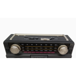 Επαναφορτιζόμενο ραδιόφωνο Retro - MD-1305 BT - 020122 - Red
