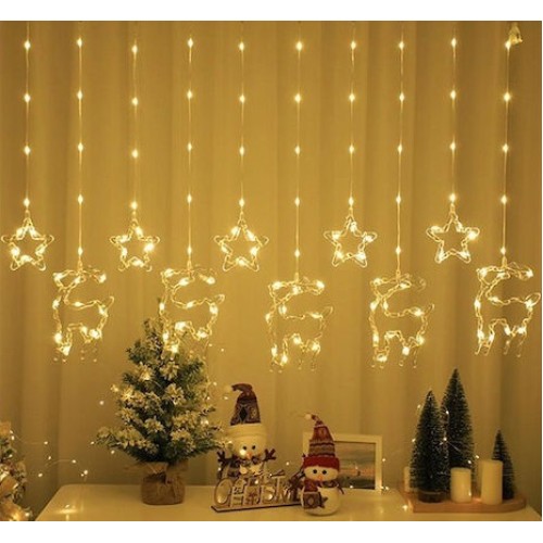 Χριστουγεννιάτικα φώτα LED - Κουρτίνα - 3m/10 - 272300 - Warm White Χριστουγεννιάτικα φώτα LED - Κουρτίνα - 3m/10 - 272300 - Warm White