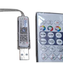 Χριστουγεννιάτικα φώτα LED RGB με USB - Stars - 5m - 33L - 272357 Χριστουγεννιάτικα φώτα LED RGB με USB - Stars - 5m - 33L - 272357
