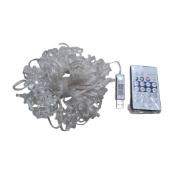 Χριστουγεννιάτικα φώτα LED RGB με USB - Stars - 10m - 66L - 272358 Χριστουγεννιάτικα φώτα LED RGB με USB - Stars - 10m - 66L - 272358