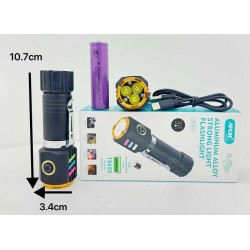 Επαναφορτιζόμενος φακός LED - 301 - 123538 Επαναφορτιζόμενος φακός LED - 301 - 123538