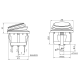 Διακόπτης οχημάτων On/Off - R-F13206A-33-2U - 180937 Διακόπτης οχημάτων On/Off - R-F13206A-33-2U - 180937