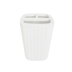 Θήκη οδοντόβουρτσας πλαστική - White - 21530 - 5PCS