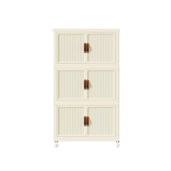 Πτυσσόμενη τροχήλατη ντουλάπα αποθήκευσης 3 επιπέδων - 10703 - 521223