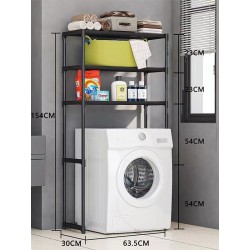 Επιδαπέδια ραφιέρα μπάνιου - YX9110-3 - 521629 - Black