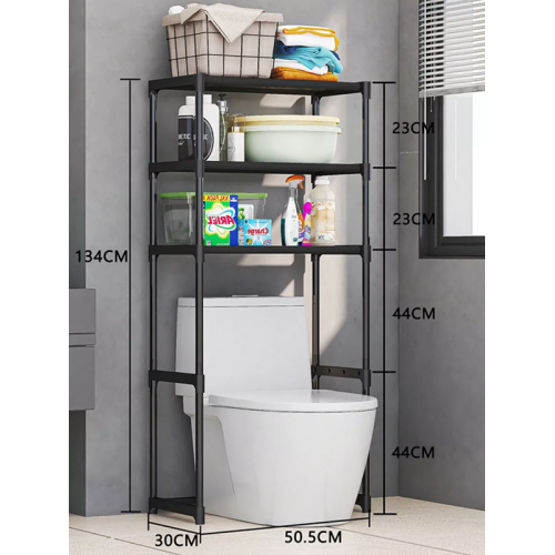 Επιδαπέδια ραφιέρα μπάνιου - YX9109-3 - 521636 - Black Επιδαπέδια ραφιέρα μπάνιου - YX9109-3 - 521636 - Black