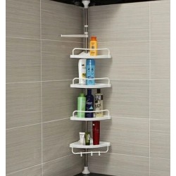 Τηλεσκοπική ραφιέρα μπάνιου γωνιακή - A0028B - 522145
