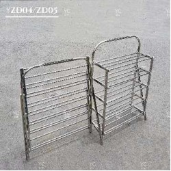 Πτυσσόμενη ραφιέρα παπουτσιών αλουμινίου 5 επιπέδων - ZD05 - 522671