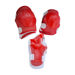 Παιδικό σετ προστατευτικά γονάτων-αγκώνων-καρπών - 556668 - Red Παιδικό σετ προστατευτικά γονάτων-αγκώνων-καρπών - 556668 - Red