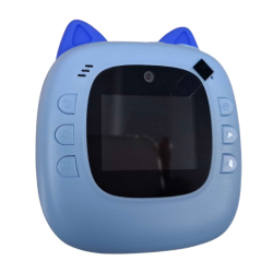 Παιδική Instant φωτογραφική μηχανή με εκτυπωτή - D6 - 811801 - Blue