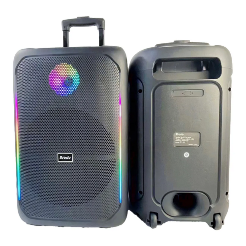 Φορητό ηχείο subwoofer με μικρόφωνο - Karaoke Box - BTS-1808 - 818088 Φορητό ηχείο subwoofer με μικρόφωνο - Karaoke Box - BTS-1808 - 818088