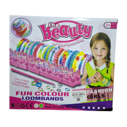 Σετ κατασκευής βραχιολιών DIY με λαστιχάκια - J201-1 - 004258