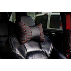 Μαξιλάρι αυχένα αυτοκινήτου - Δερματίνη - Headrest - Red - 200932 Μαξιλάρι αυχένα αυτοκινήτου - Δερματίνη - Headrest - Red - 200932