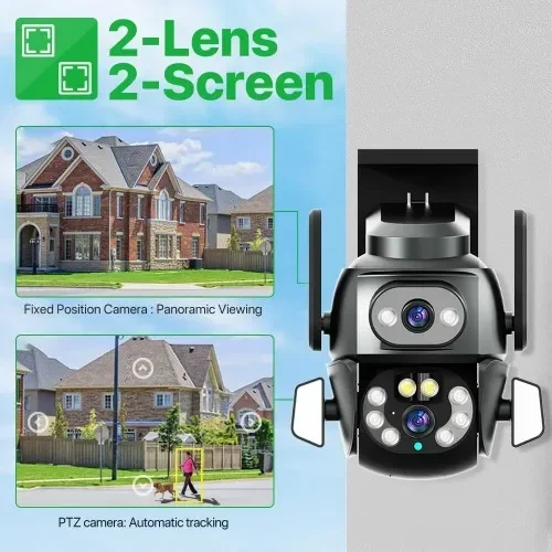 Κάμερα ασφαλείας IP - Dual - Security Camera - CM-Q821 - 300129 Κάμερα ασφαλείας IP - Dual - Security Camera - CM-Q821 - 300129