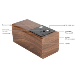 Ψηφιακό ρολόι - Ξυπνητήρι & Μολυβοθήκη - ET015-2 - 909429 - Beige