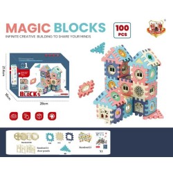 Σετ κατασκευών DIY με τουβλάκια - 2067 - 100pcs - 917490