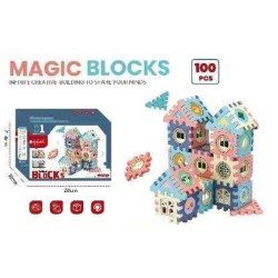 Σετ κατασκευών DIY με τουβλάκια - 2067 - 100pcs - 922217