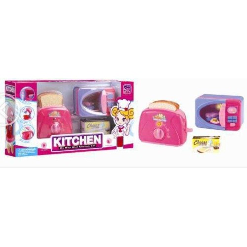 Παιδικό σετ συσκευές κουζίνας - Φουρνάκι & φρυγανιέρα - 8006 - 917308