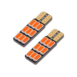 Λαμπτήρες LED - T10 - R-DT10F-02AU - 2pcs - 110189 - Red