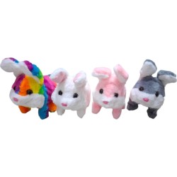 Λούτρινο λαγουδάκι με κίνηση και ήχο - 151005 Λούτρινο λαγουδάκι με κίνηση και ήχο - 151005