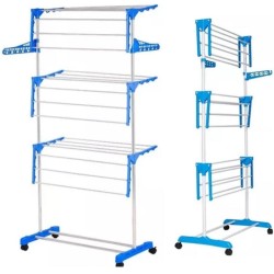 Τροχήλατη κρεμάστρα δαπέδου & απλώστρα ρούχων - 8188 - 170158