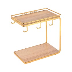 Ραφιέρα οργάνωσης φλυτζανιών - MZY833 - 170233 - Gold Ραφιέρα οργάνωσης φλυτζανιών - MZY833 - 170233 - Gold