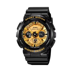 Ψηφιακό/αναλογικό ρολόι χειρός - Skmei - 2118 - Black/Gold Ψηφιακό/αναλογικό ρολόι χειρός - Skmei - 2118 - Black/Gold