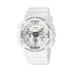 Ψηφιακό/αναλογικό ρολόι χειρός - Skmei - 2118 - White Ψηφιακό/αναλογικό ρολόι χειρός - Skmei - 2118 - White