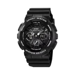 Ψηφιακό/αναλογικό ρολόι χειρός - Skmei - 2118 - Black Ψηφιακό/αναλογικό ρολόι χειρός - Skmei - 2118 - Black