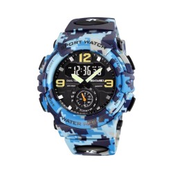 Ψηφιακό/αναλογικό ρολόι χειρός - Skmei - 2341 - Army Blue Ψηφιακό/αναλογικό ρολόι χειρός - Skmei - 2341 - Army Blue