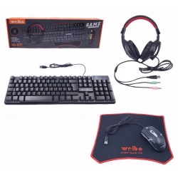 Πλήρες σετ Gaming 4 σε 1 - LED RGB - WB1077 - Weibo - 655181