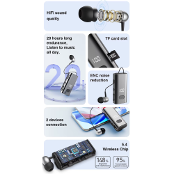 Ασύρματο ακουστικό Bluetooth - F908 - 810705 - Black