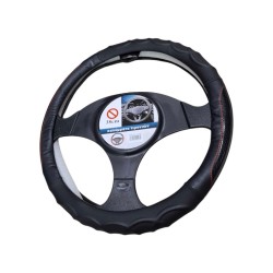 Κάλυμμα τιμονιού αυτοκινήτου - XY-050 - 122469 - Black/Red Κάλυμμα τιμονιού αυτοκινήτου - XY-050 - 122469 - Black/Red