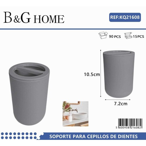 Θήκη οδοντόβουρτσας πλαστική - Grey - 21608 Θήκη οδοντόβουρτσας πλαστική - Grey - 21608