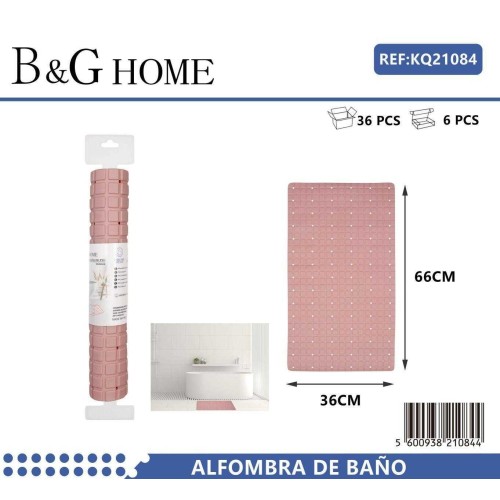 Αντιολισθητικό πατάκι μπάνιου - M0839 - 36x66cm - Pink - 21084 Αντιολισθητικό πατάκι μπάνιου - M0839 - 36x66cm - Pink - 21084