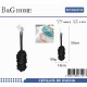 Σφουγγάρι μπάνιου δίχτυ με λαβή - Black - 26190 Σφουγγάρι μπάνιου δίχτυ με λαβή - Black - 26190