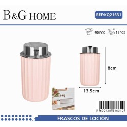 Θήκη κρεμοσάπουνου Dispenser πλαστική - Light Pink - 21631