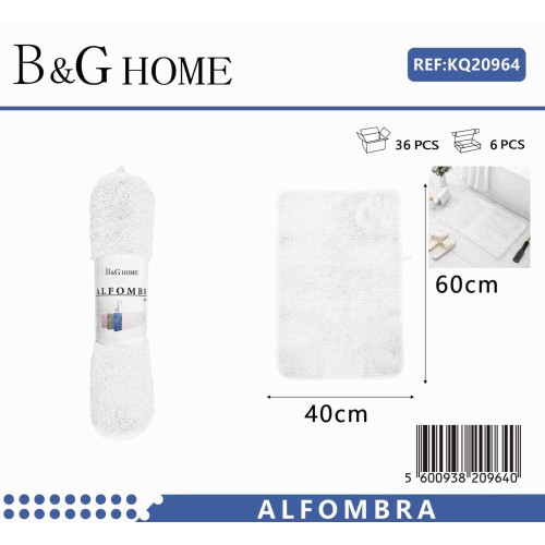 Πατάκι μπάνιου - M0829 - 40x60cm - White - 20964 Πατάκι μπάνιου - M0829 - 40x60cm - White - 20964
