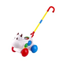 Συρόμενο παιχνίδι Αγελαδίτσα - 0516 - 117287 - White