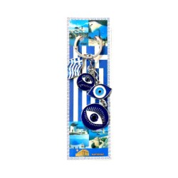 Τουριστικό μπρελόκ Souvenir - Σετ 12pcs - Greece - 127184 Τουριστικό μπρελόκ Souvenir - Σετ 12pcs - Greece - 127184
