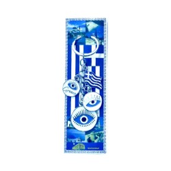 Τουριστικό μπρελόκ Souvenir - Σετ 12pcs - Greece - 127202 Τουριστικό μπρελόκ Souvenir - Σετ 12pcs - Greece - 127202