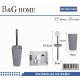 Βουρτσάκι τουαλέτας - Πιγκάλ - Grey - 21600 Βουρτσάκι τουαλέτας - Πιγκάλ - Grey - 21600
