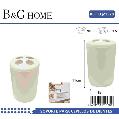 Θήκη οδοντόβουρτσας πλαστική - Beige - 21578 Θήκη οδοντόβουρτσας πλαστική - Beige - 21578